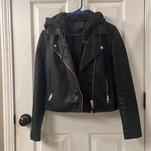 Blank NYC faux leather Moto jacket